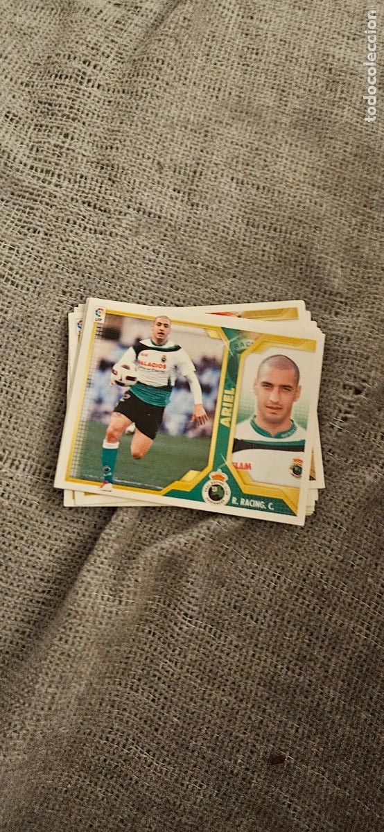 Fu&szlig;ball-Sticker: racing de santander ariel este 2011 2012 11 12 sin pegar trading card