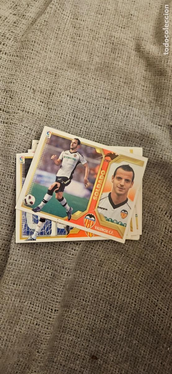 Cromos de F&uacute;tbol: valencia soldado este 2011 2012 11 12 sin pegar trading card