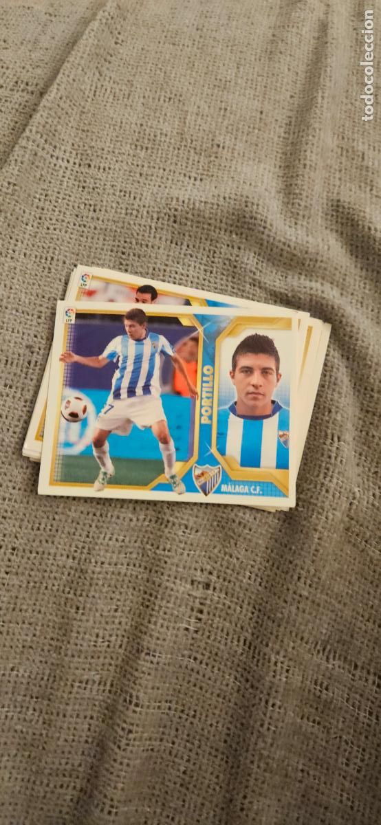 Cromos de F&uacute;tbol: MALAGA portillo este 2011 2012 11 12 sin pegar trading card