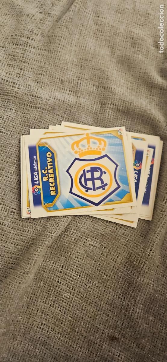 Cromos de Futebol: recreativo escudo 2011 2012 11 12 sin pegar trading card