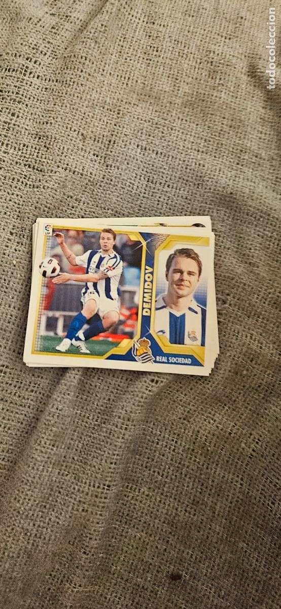 Cromos de F&uacute;tbol: real sociedad demidov este 2011 2012 11 12 sin pegar trading card