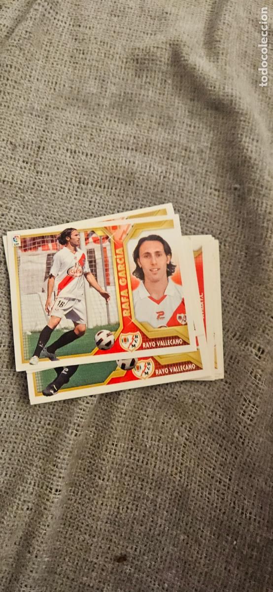 Cromos de F&uacute;tbol: rayo vallecano rafa garcia este 2011 2012 11 12 sin pegar trading card