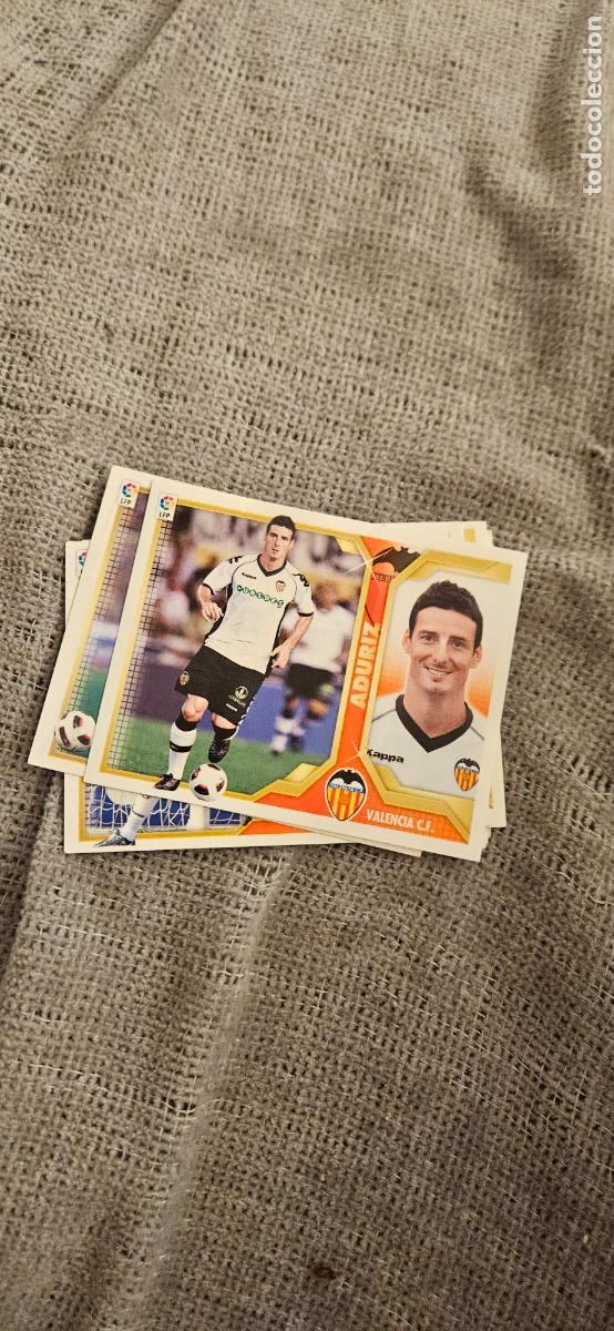 Cromos de F&uacute;tbol: valencia aduriz este 2011 2012 11 12 sin pegar trading card