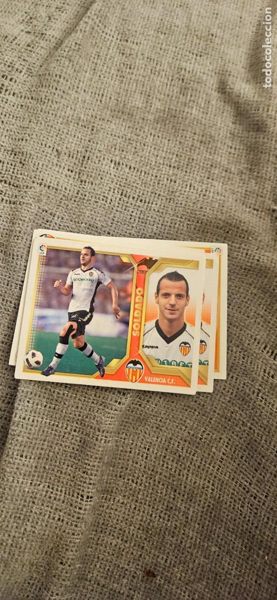 Cromos de F&uacute;tbol: valencia soldado este 2011 2012 11 12 sin pegar trading card