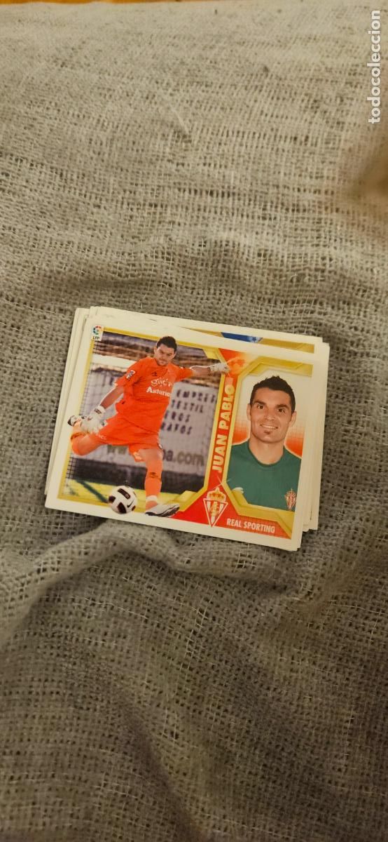 Cromos de F&uacute;tbol: sporting de gijon juan pablo este 2011 2012 11 12 sin pegar trading card