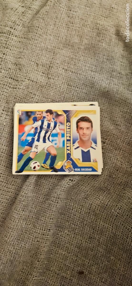 Cromos de F&uacute;tbol: real sociedad xabi prieto este 2011 2012 11 12 sin pegar trading card