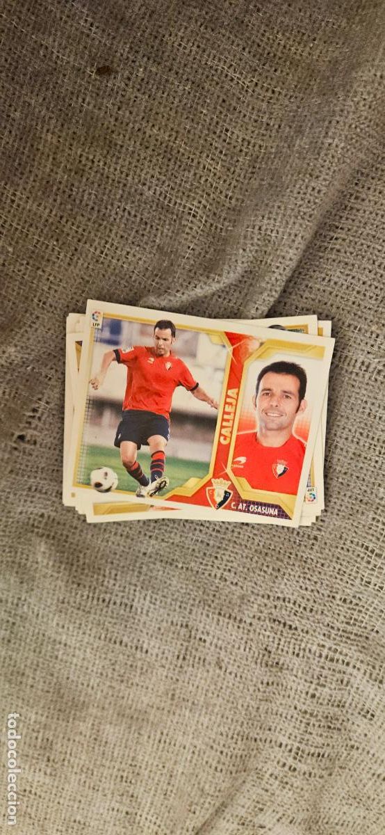 Cromos de F&uacute;tbol: osasuna calleja este 2011 2012 11 12 sin pegar trading card