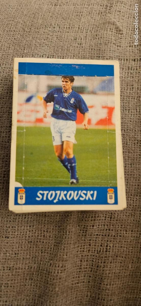 Figurine di Calcio: oviedo stojkovski 261 con numero panini 1997 1998 97 98 pop up dificil trading card
