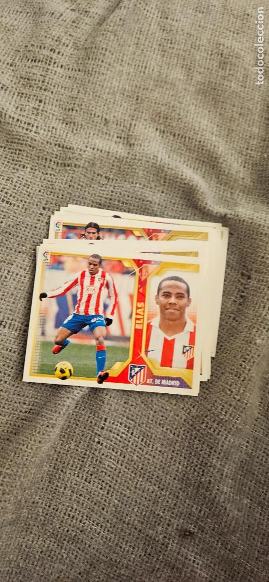 Figurine di Calcio: atletico de madrid elias este 2011 2012 11 12 sin pegar trading card