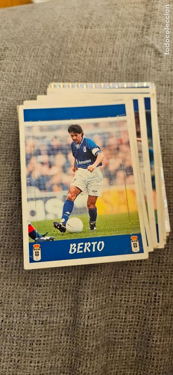 Figurine di Calcio: oviedo berto panini 1997 1998 97 98 pop up dificil trading card