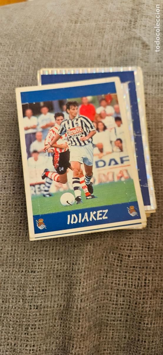 Figurine di Calcio: real sociedadidiakez 125 panini 1997 1998 97 98 pop up dificil trading card