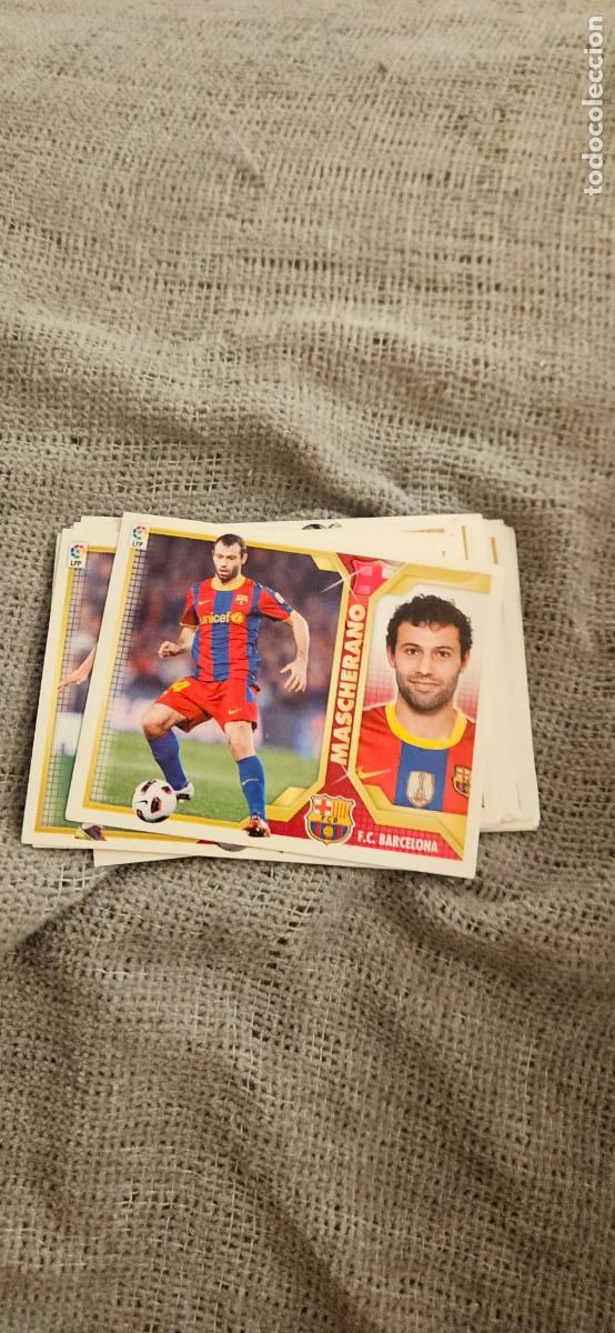 Figurine di Calcio: barcelona mascherano este 2011 2012 11 12 sin pegar trading card