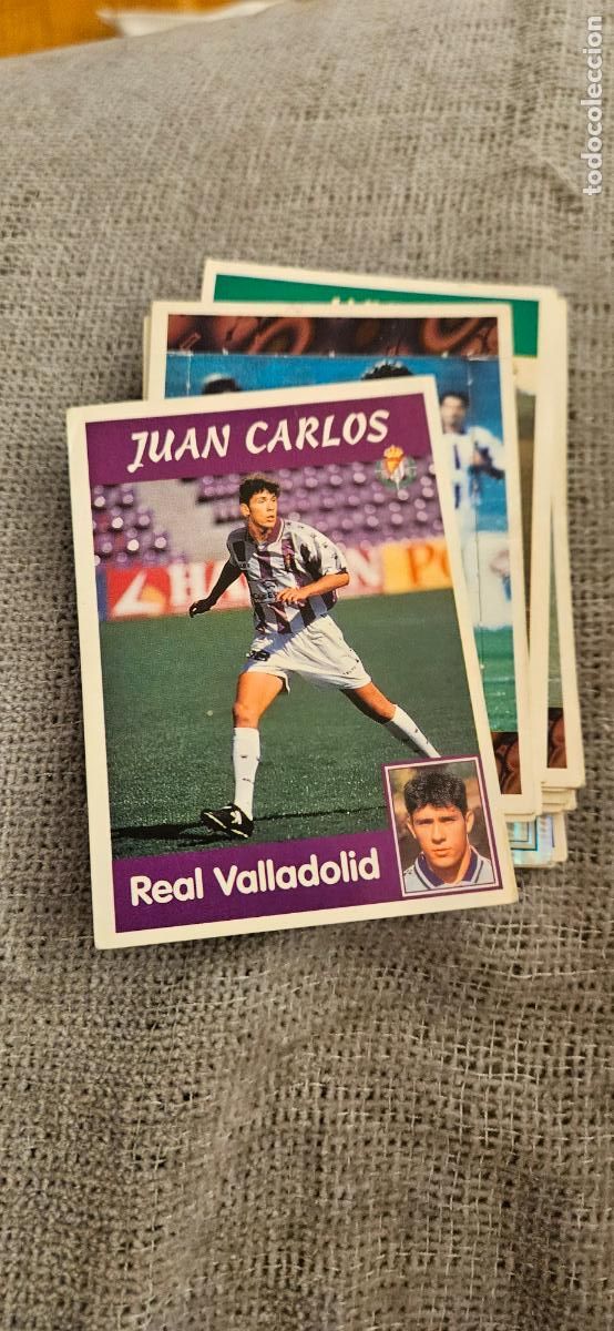 Cromos de Futebol: valladolid juan carlos 1&ordm;10a panini 1997 1998 97 98 pop up dificil trading card