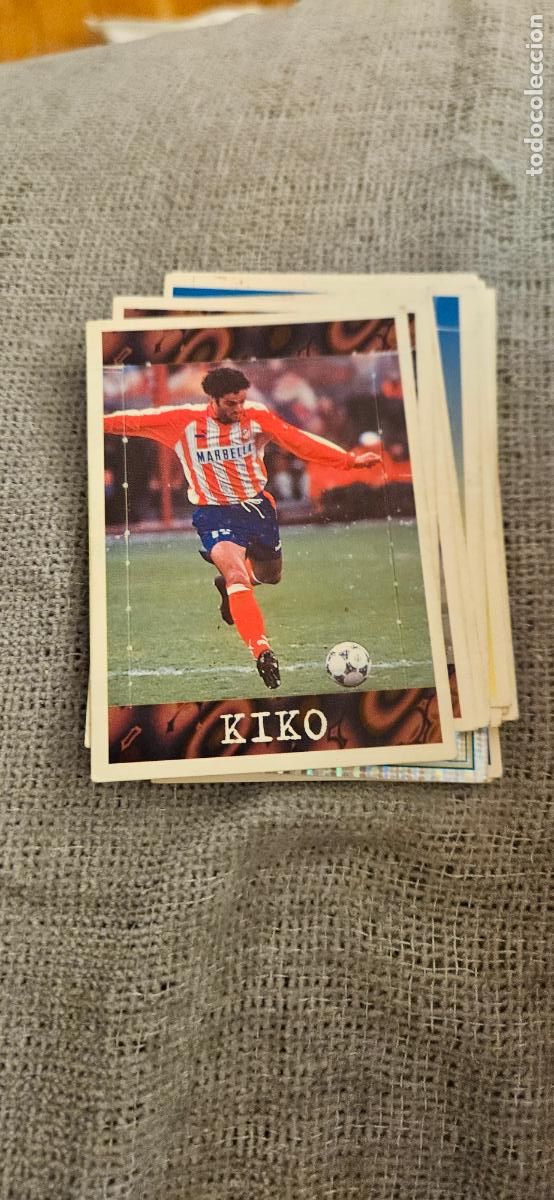 Cromos de Futebol: kiko atletico de madrid panini 1997 1998 97 98 pop up dificil trading card