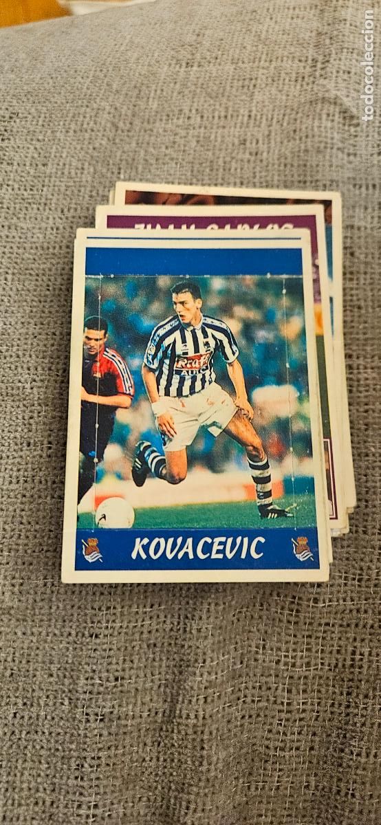 Cromos de F&uacute;tbol: real sociedad kovacevic panini 1997 1998 97 98 pop up dificil trading card