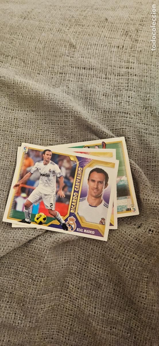 Cartes &agrave; collectionner de Football: real madrid carvalho este 2011 2012 11 12 sin pegar trading card