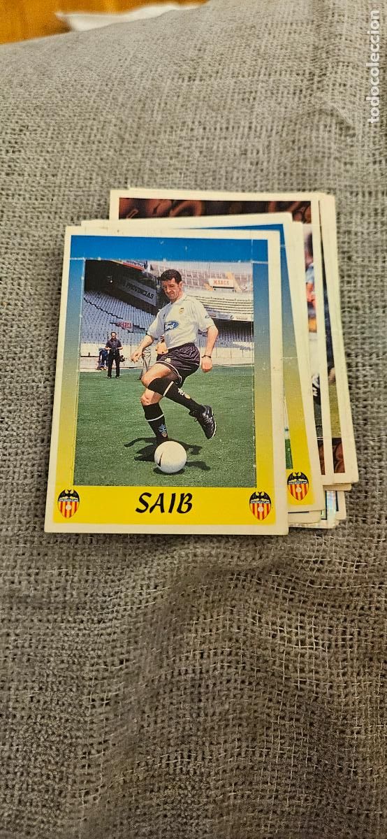 Football Stickers: saib 141a valencia panini 1997 1998 97 98 pop up dificil trading card