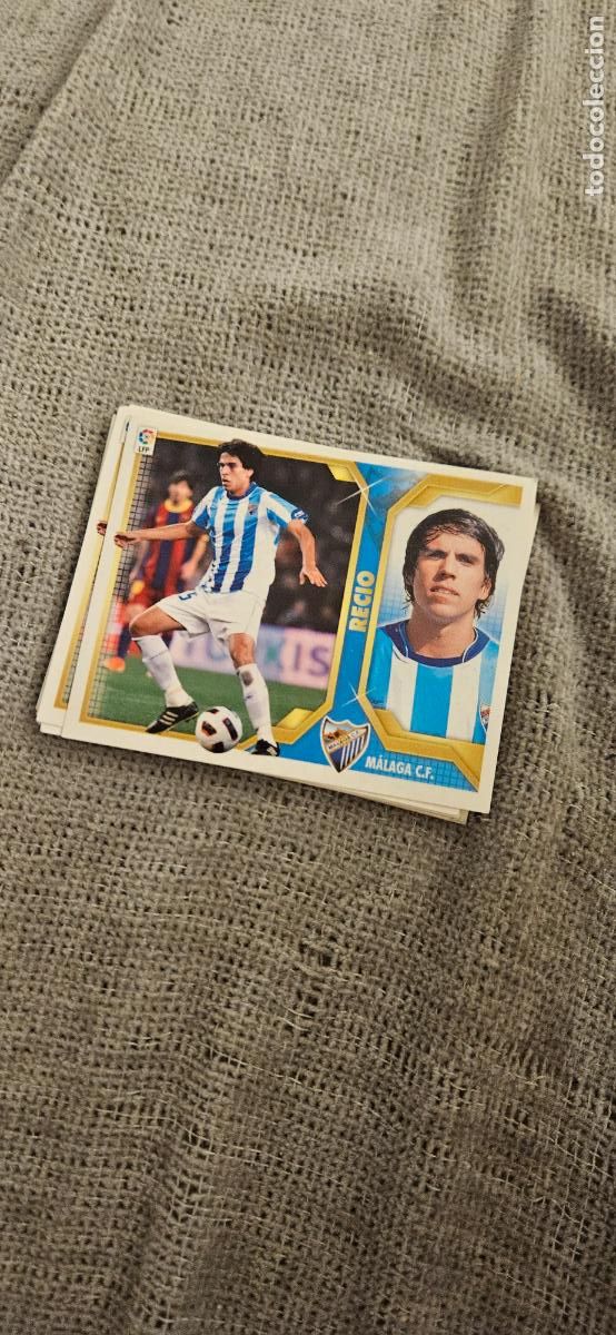 Football Stickers: MALAGA recio este 2011 2012 11 12 sin pegar trading card