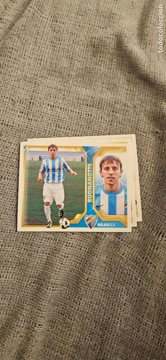 Football Stickers: MALAGA buonanotte este 2011 2012 11 12 sin pegar trading card