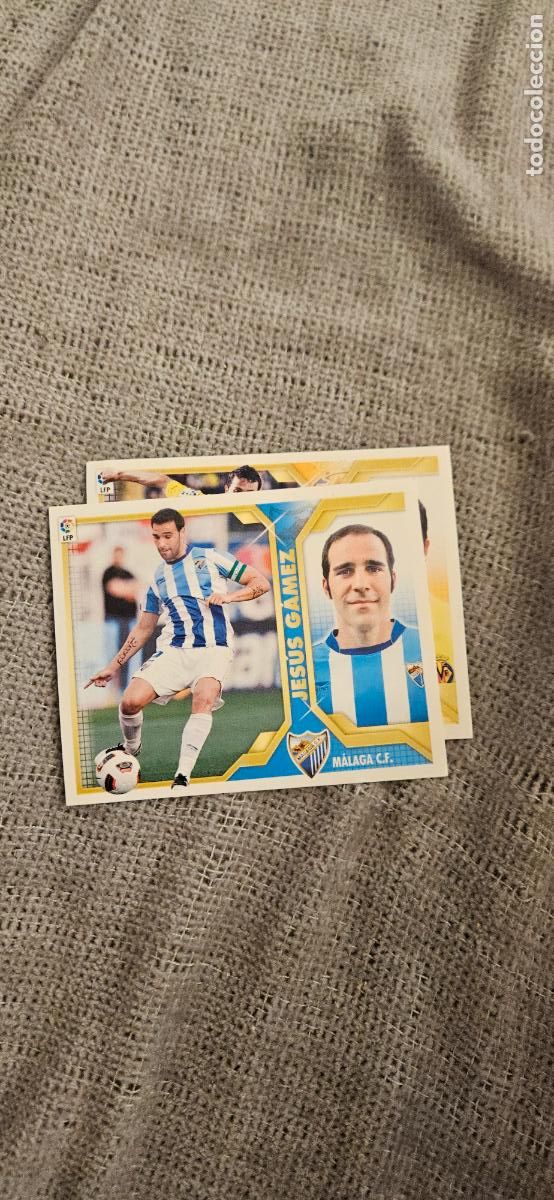 Football Stickers: MALAGA jesus gamez este 2011 2012 11 12 sin pegar trading card