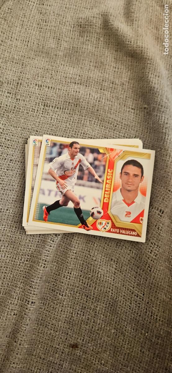 Football Stickers: rayo vallecano delibasic este 2011 2012 11 12 sin pegar trading card