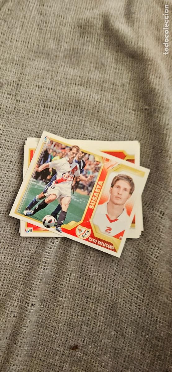 Football Stickers: rayo vallecano susaeta este 2011 2012 11 12 sin pegar trading card