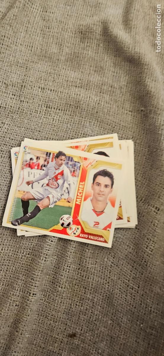 Football Stickers: rayo vallecano michel este 2011 2012 11 12 sin pegar trading card