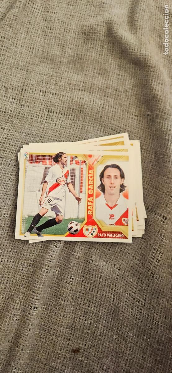 Football Stickers: rayo vallecano rafa garcia este 2011 2012 11 12 sin pegar trading card