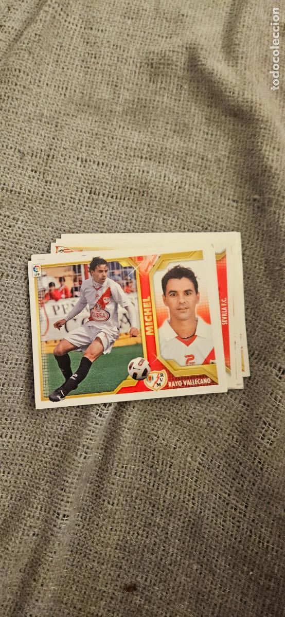 Football Stickers: rayo vallecano michel este 2011 2012 11 12 sin pegar trading card
