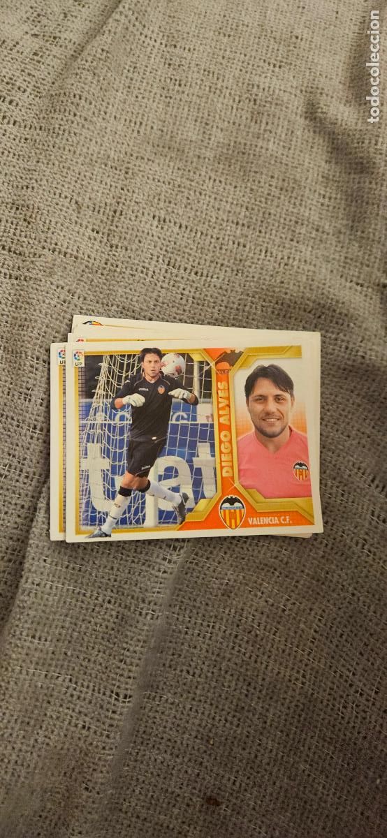 Football Stickers: valencia diego alves este 2011 2012 11 12 sin pegar trading card