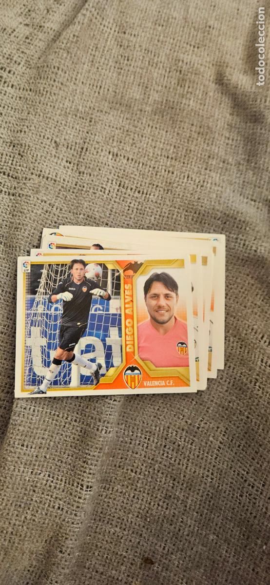 Football Stickers: valencia diego alves este 2011 2012 11 12 sin pegar trading card