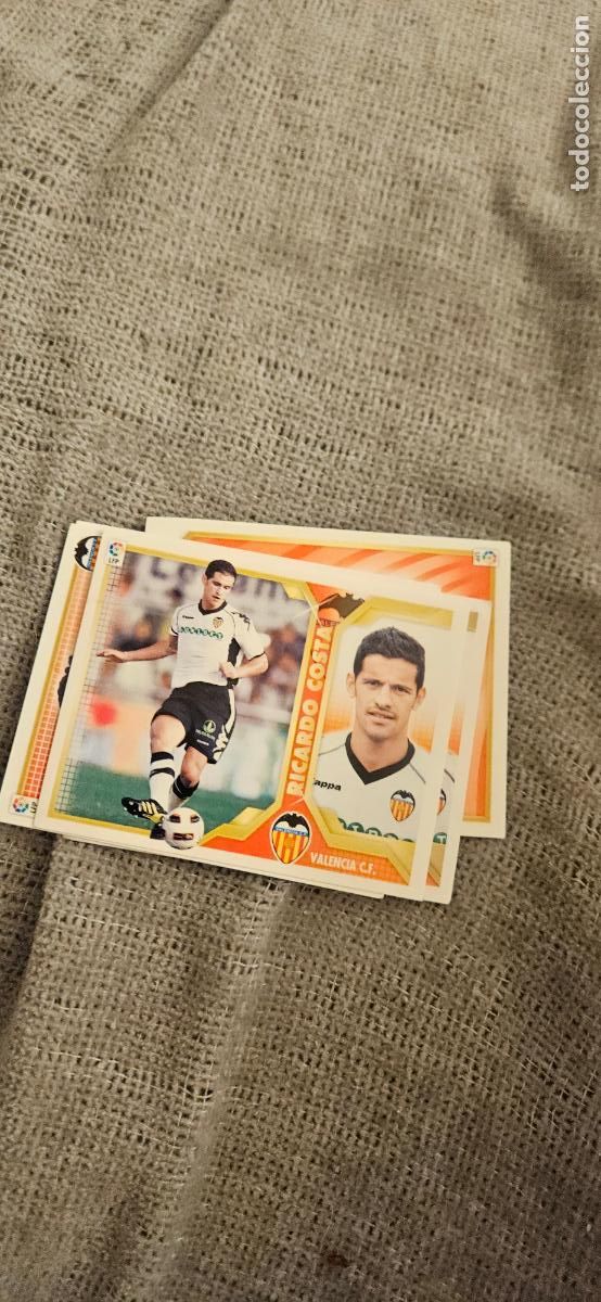 Football Stickers: valencia ricardo costa este 2011 2012 11 12 sin pegar trading card