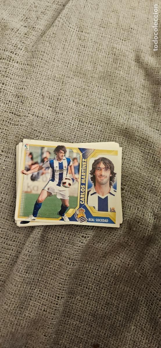 Cromos de F&uacute;tbol: real sociedad carlos martinez este 2011 2012 11 12 sin pegar trading card