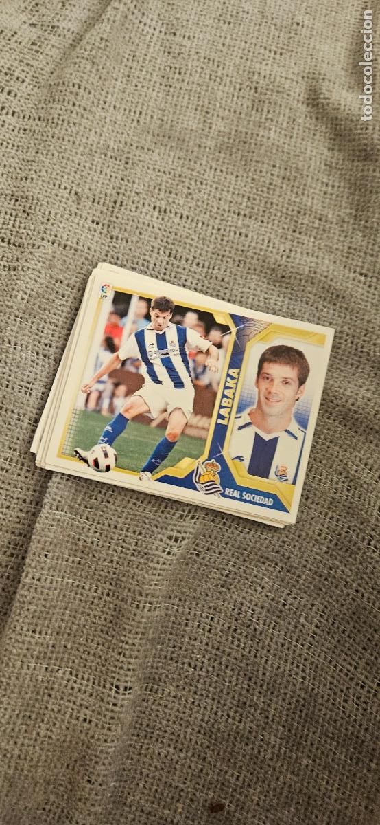 Cromos de F&uacute;tbol: real sociedad labaka este 2011 2012 11 12 sin pegar trading card