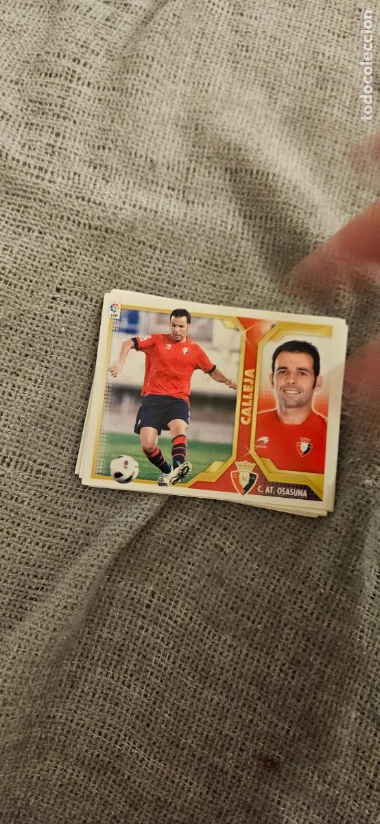 Football Stickers: osasuna calleja este 2011 2012 11 12 sin pegar trading card