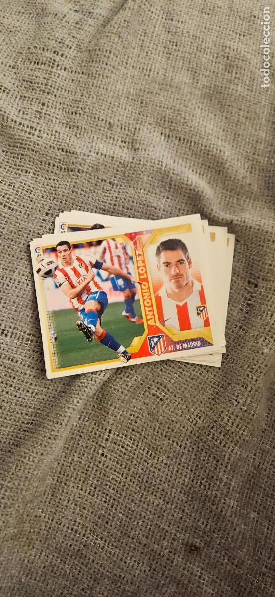 Football Stickers: atletico de madrid lopez este 2011 2012 11 12 sin pegar trading card