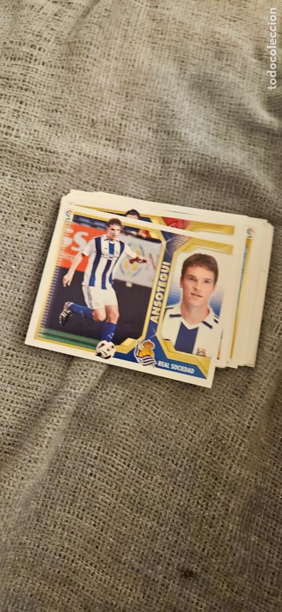 Cromos de F&uacute;tbol: real sociedad ansotegui este 2011 2012 11 12 sin pegar trading card