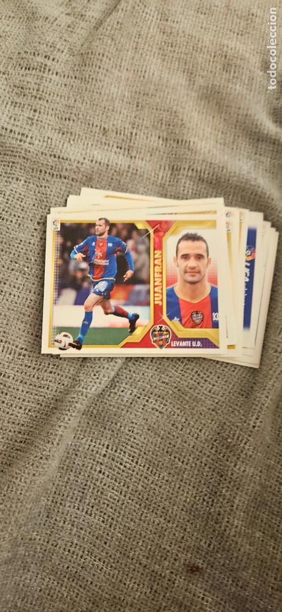 Cromos de F&uacute;tbol: levante juanfran este 2011 2012 11 12 sin pegar trading card