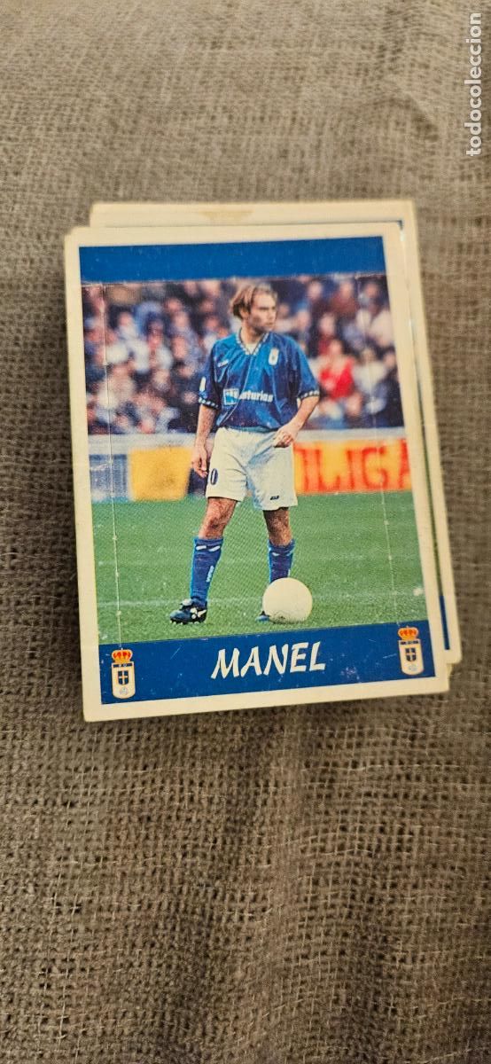 Cromos de F&uacute;tbol: oviedo manel panini 1997 1998 97 98 pop up dificil trading card