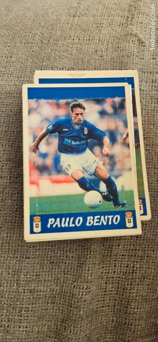 Cromos de F&uacute;tbol: oviedo npaulo bento panini 1997 1998 97 98 pop up dificil trading card