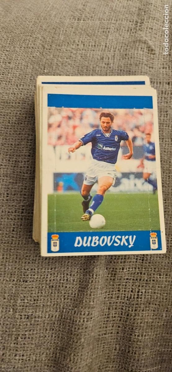 Cromos de F&uacute;tbol: oviedo dubovsky 268 con numero panini 1997 1998 97 98 pop up dificil trading card