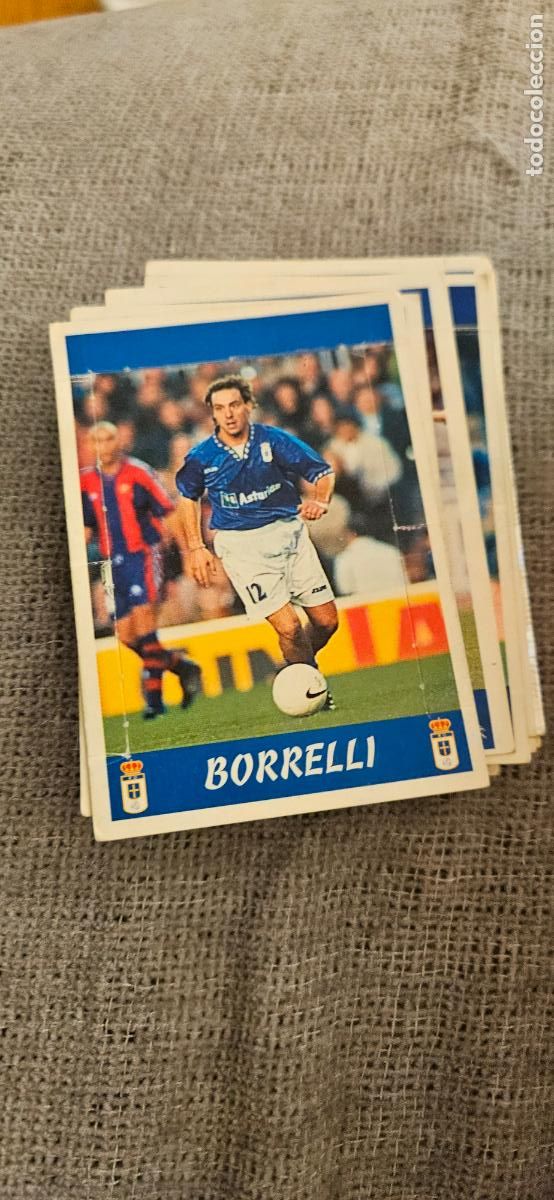 Cromos de F&uacute;tbol: oviedo borrelli panini 1997 1998 97 98 pop up dificil trading card