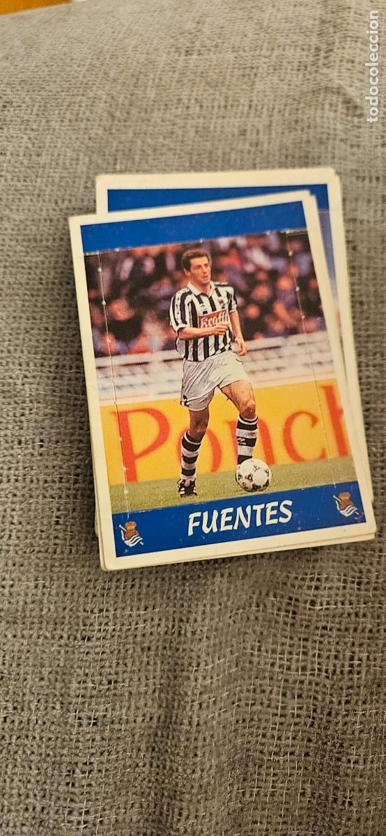 Cromos de F&uacute;tbol: real sociedad fuentes panini 1997 1998 97 98 pop up dificil trading card