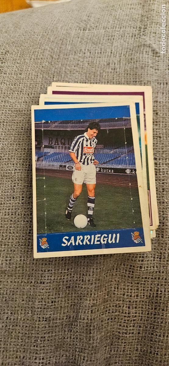 Cromos de F&uacute;tbol: real sociedad sarriegui panini 1997 1998 97 98 pop up dificil trading card