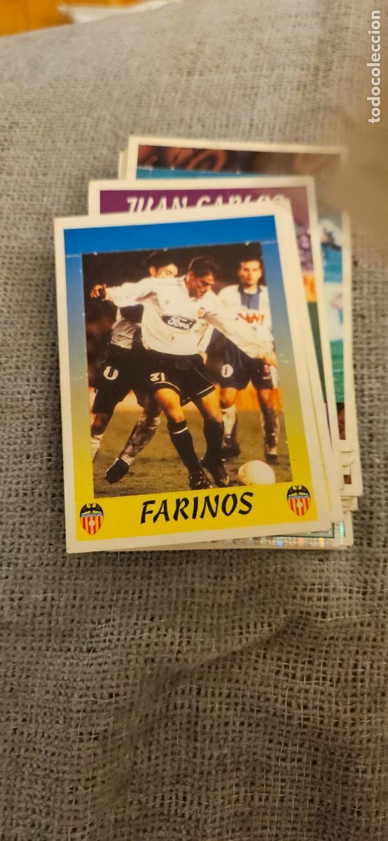 Cromos de F&uacute;tbol: valencia farinos 139a panini 1997 1998 97 98 pop up dificil trading card