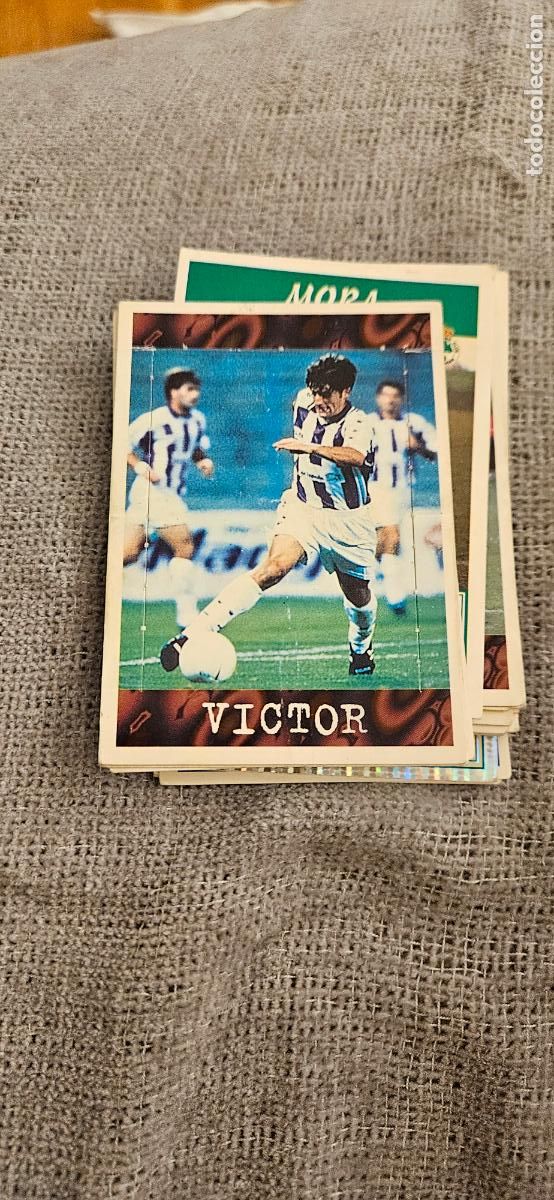 Cromos de F&uacute;tbol: valladolid victor panini 1997 1998 97 98 pop up dificil trading card