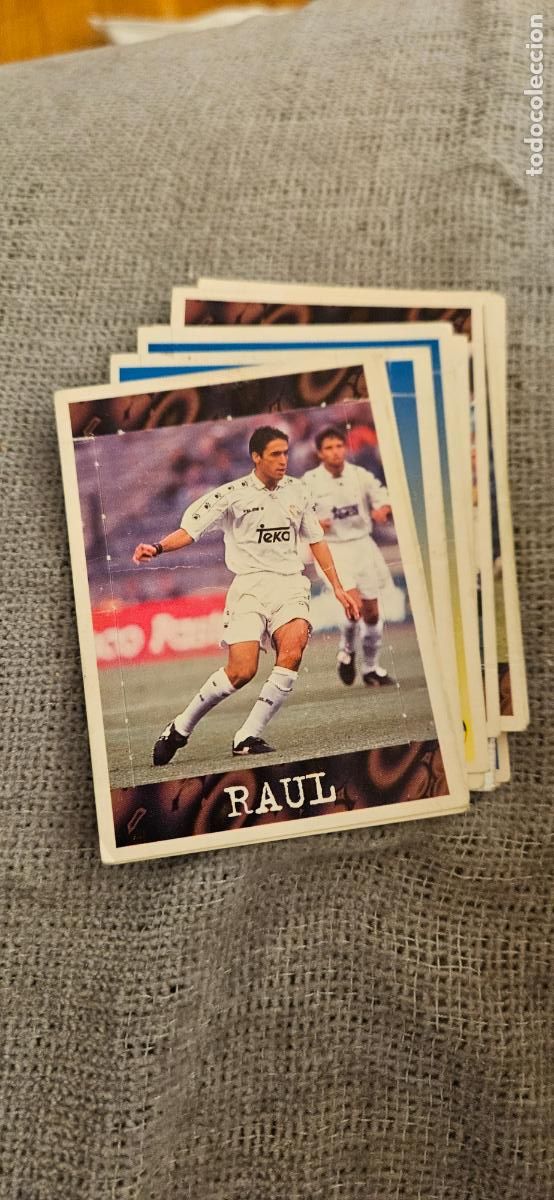 Cromos de F&uacute;tbol: raul real madrid panini 1997 1998 97 98 pop up dificil trading card