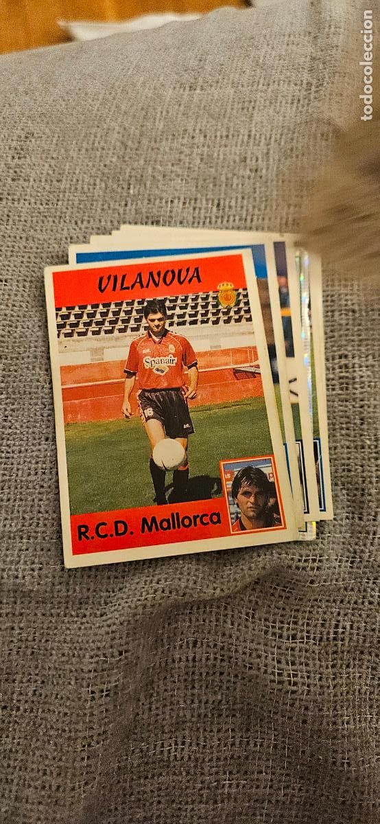 Cromos de F&uacute;tbol: villanova 315a mallorca panini 1997 1998 97 98 pop up dificil trading card