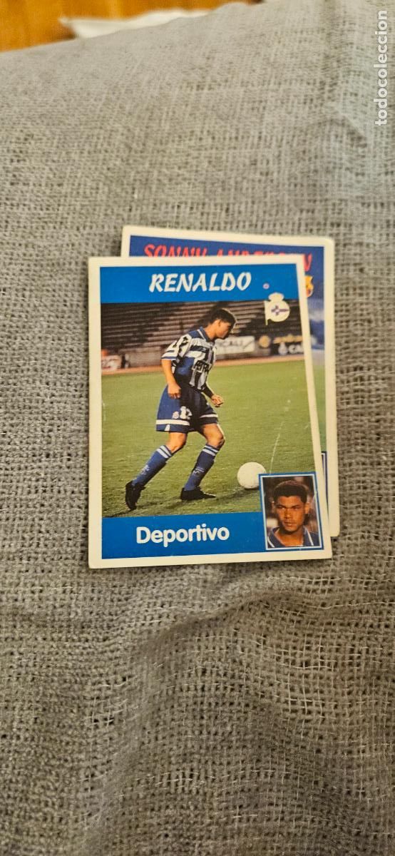 Cromos de F&uacute;tbol: renaldo deportivo de la coru&ntilde;a panini 1997 1998 97 98 pop up dificil trading card