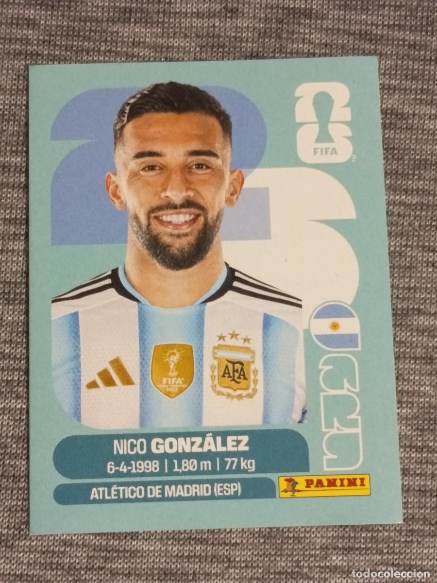 Cromos de F&uacute;tbol: NICO GONZ&Aacute;LEZ ARG 16 STICKER MUNDIAL 2026 PANINI FIFA WORLD CUP NUEVO